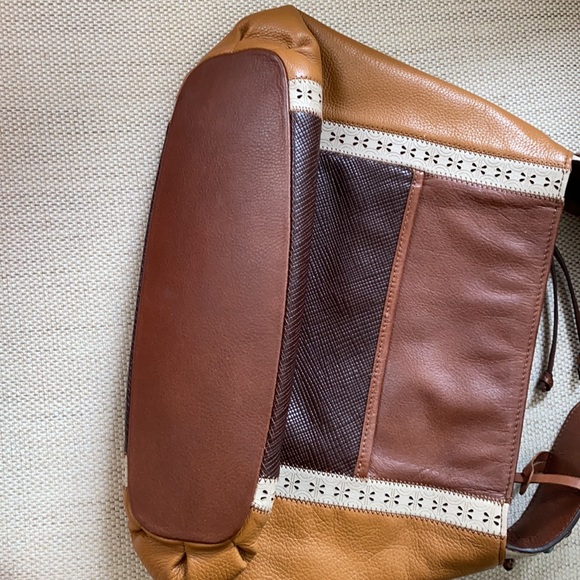 BRIGHTON vintage leather shoulderbag - Picture 3 of 9